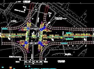 市政道路绿化喷灌施工图