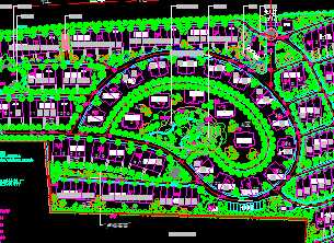 某住宅小区环境布置平面图