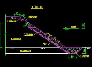 某公园护坡设计施工图