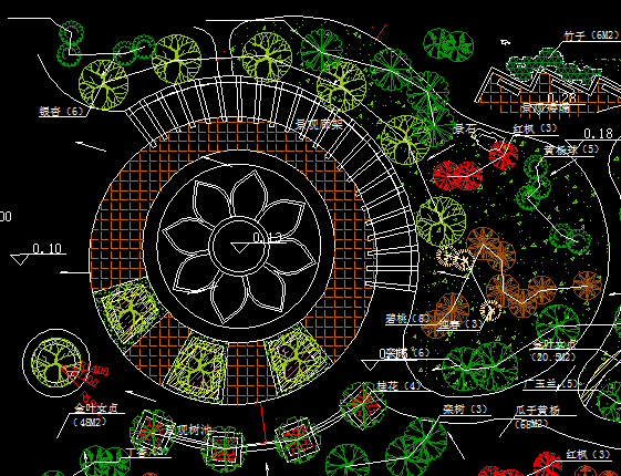 某小游园绿化施工图