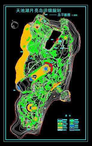 某生态公园景观设计总平面图