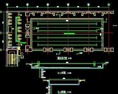 泳池铺装施工图
