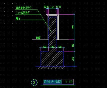 花池大样图