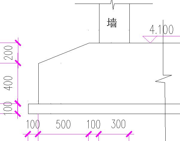 筏板基础剖面示意图如图3所示.