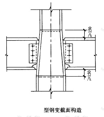 变截面中间柱子怎么搭接_柱子钢筋变截面处理图