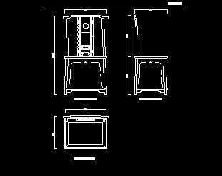 明清靠背椅设计图免费下载 - 家具图纸 - 土木工程网