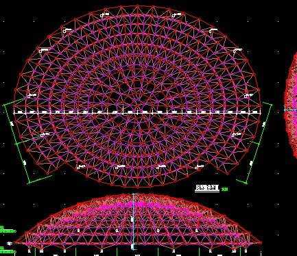 双曲面网架施工图免费下载 - 钢结构 - 土木工程网