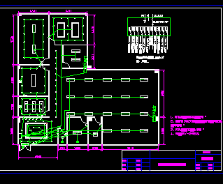 办公室照明插座网线平面设计图纸