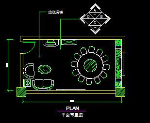 某餐厅12个包间装修施工图纸